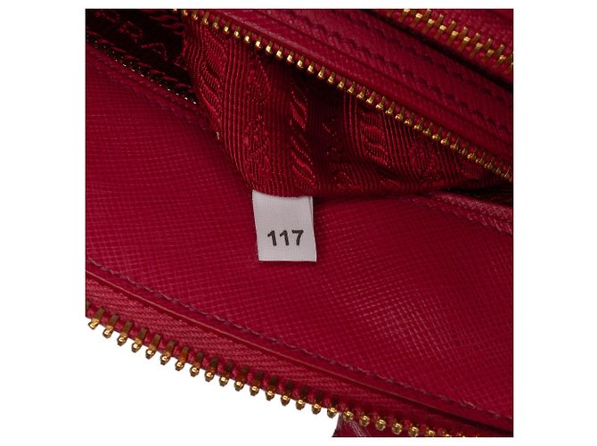 Borsa Prada Small Saffiano Lux Promenade rosa - vista 6