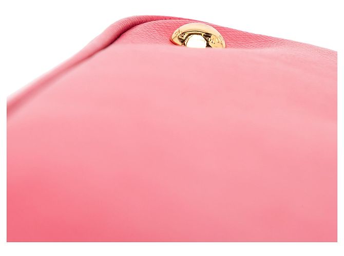 Borsa Prada Small Saffiano Lux Promenade rosa - vista 9