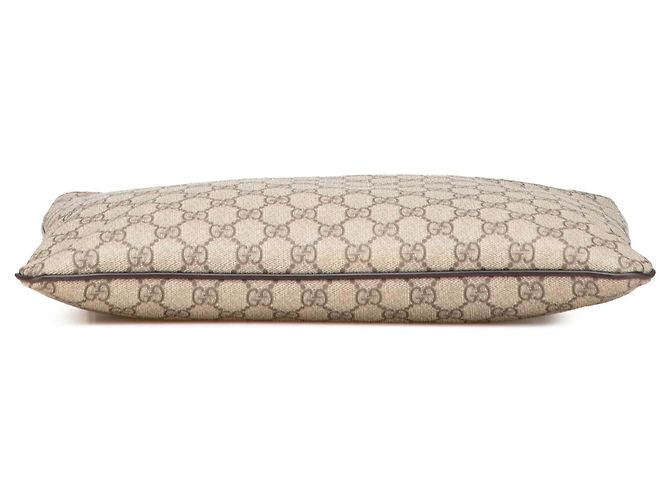 Borsa a tracolla Gucci GG Supreme marrone - vista 3