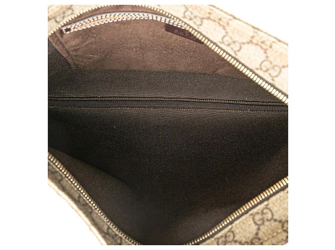 Borsa a tracolla Gucci GG Supreme marrone - vista 4