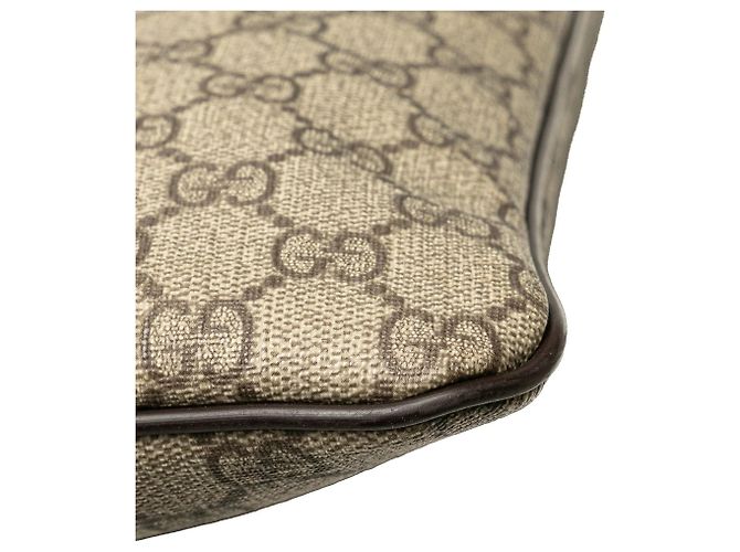 Borsa a tracolla Gucci GG Supreme marrone - vista 8