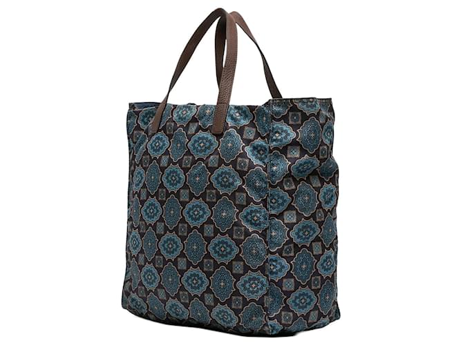 Tote Prada Tessuto Stampato blu - vista 2