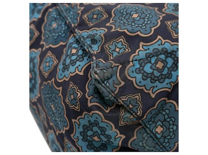 Tote Prada Tessuto Stampato blu - vista 9