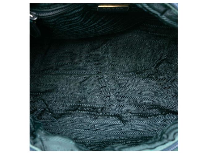 Bow Blauer Prada Tessuto Satchel mit Schleife - Ansicht 4