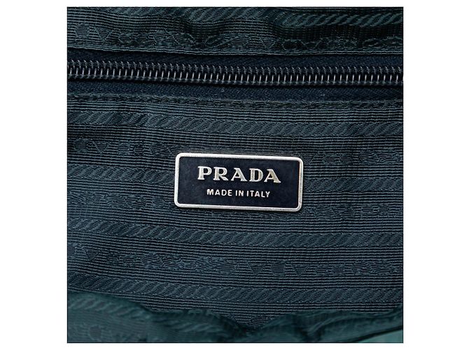 Bow Blauer Prada Tessuto Satchel mit Schleife - Ansicht 5