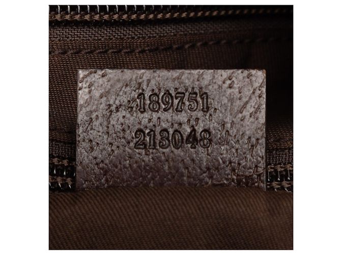 Borsa a tracolla Gucci GG Canvas Web color Tan Cammello - vista 6