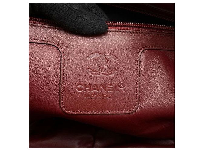 Borsa Bowler Coco Cocoon in agnello metallizzato trapuntato oro Chanel D'oro - vista 5