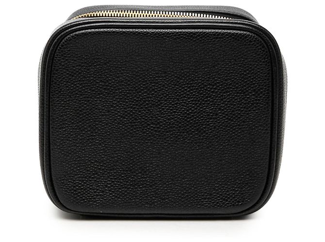 Vanity Beauty Case Chanel CC Caviar Nero - vista 3
