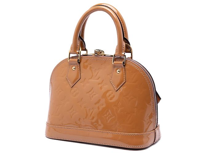Borsa Louis Vuitton Monogram Vernis Alma BB marrone - vista 2