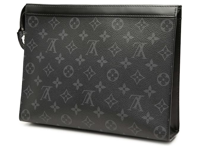 Pochette Voyage MM Monogram Eclipse nera Louis Vuitton Nero - vista 2