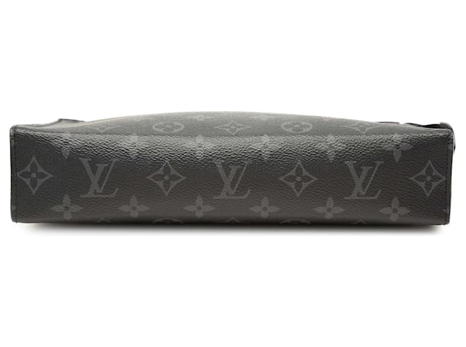 Pochette Voyage MM Monogram Eclipse nera Louis Vuitton Nero - vista 3