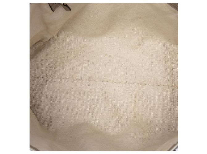 Borsa Tote Gucci Medium GG Imprime argento - vista 4