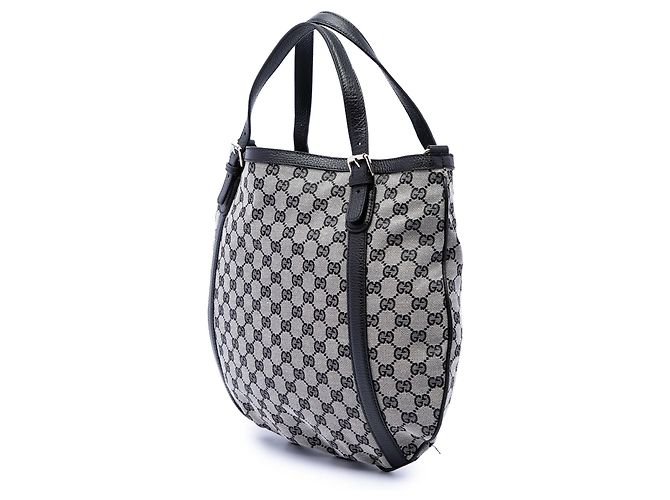 Borsa satchel Gucci GG Canvas nera Nero - vista 2