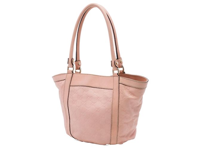 Borsa Gucci Guccissima Abbey D Ring rosa - vista 2