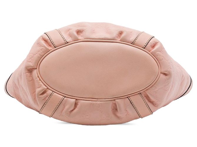 Borsa Gucci Guccissima Abbey D Ring rosa - vista 3