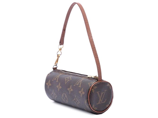 Borsa Louis Vuitton Monogram Papillon Pochette marrone - vista 2