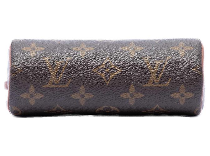 Borsa Louis Vuitton Monogram Papillon Pochette marrone - vista 3