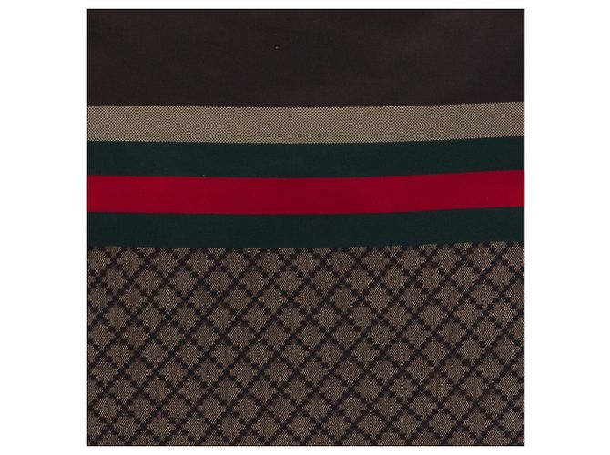 Tote Gucci Diamante Nylon Web marrone - vista 6