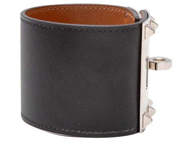 Hermès Armband Black Hermes Extreme Wrap mit Nieten Schwarz - Ansicht 2