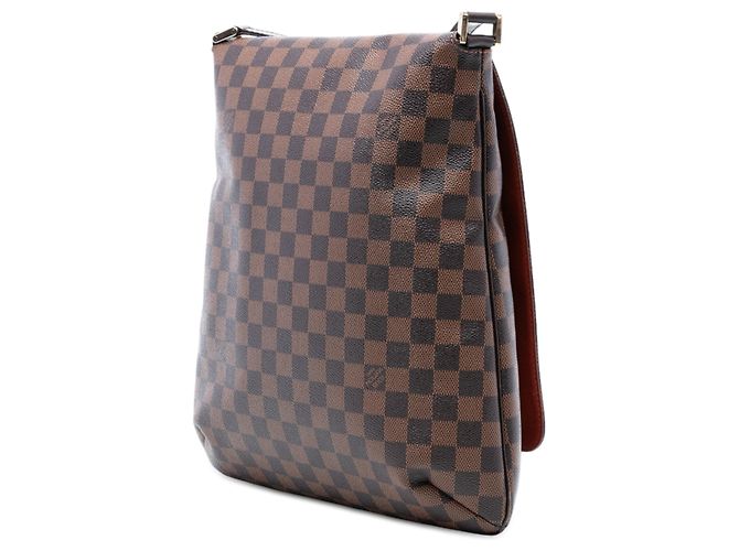 Borsa a tracolla Louis Vuitton Damier Ebene Musette Salsa GM marrone - vista 2