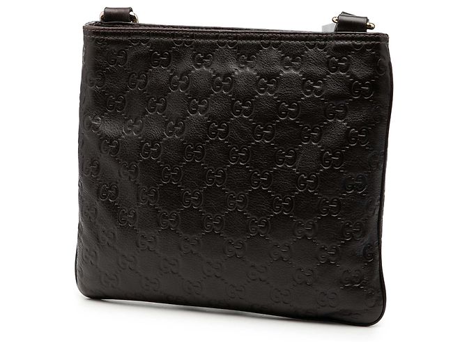 Borsa a tracolla Gucci Guccissima marrone - vista 2