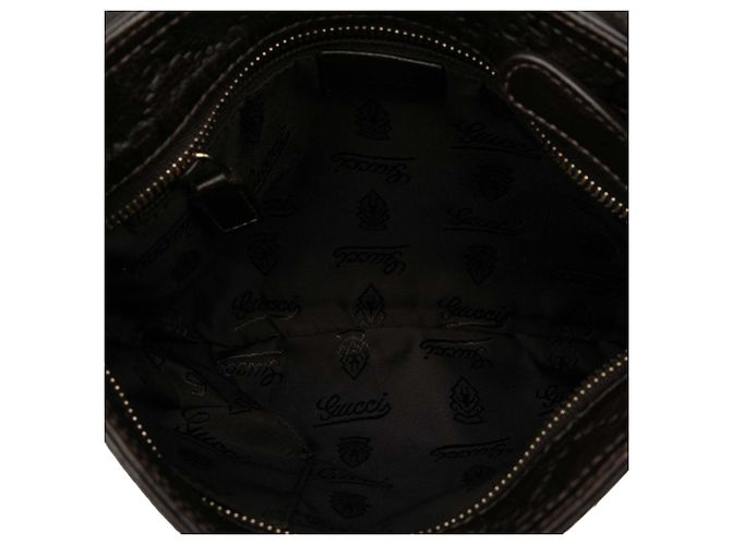 Borsa a tracolla Gucci Guccissima marrone - vista 4
