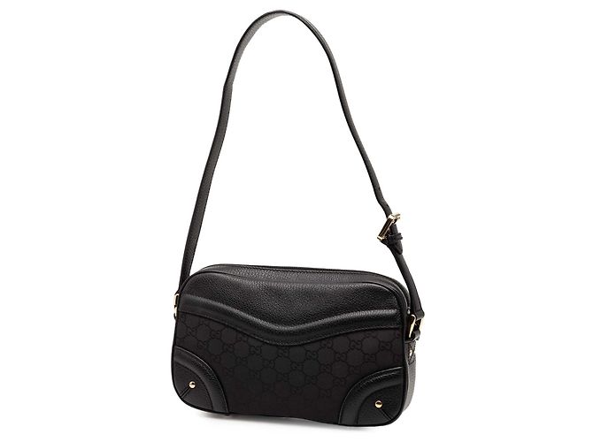 Borsa a tracolla Gucci GG Nylon Crest nera Nero - vista 2