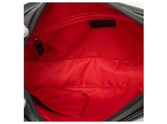 Borsa a tracolla Gucci GG Nylon Crest nera Nero - vista 4