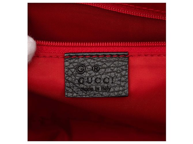 Borsa a tracolla Gucci GG Nylon Crest nera Nero - vista 5