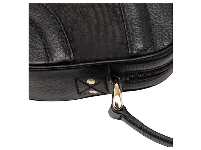 Borsa a tracolla Gucci GG Nylon Crest nera Nero - vista 8