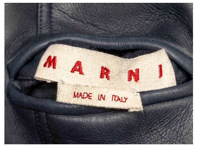 Abrigo de shearling reversible negro Marni Talla IT 40 - vista 9