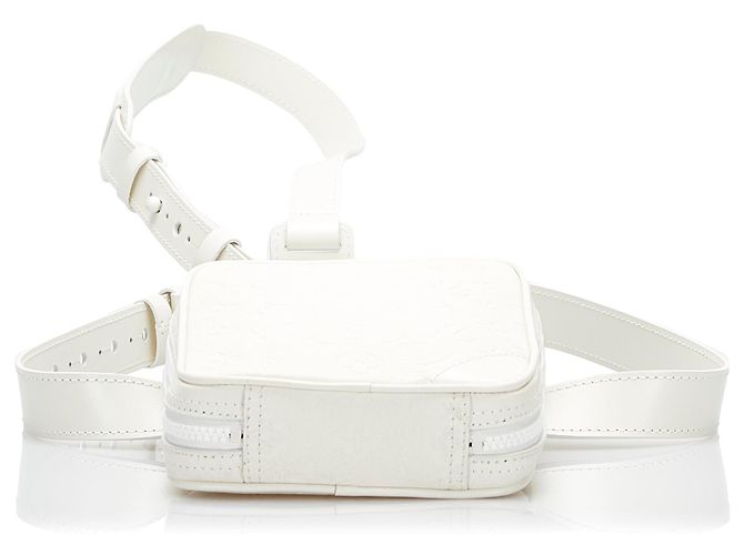 White Louis Vuitton Monogram Taurillon Utility Side Bianco - vista 4