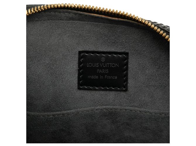 Borsa Louis Vuitton Epi Jasmine nera Nero - vista 5