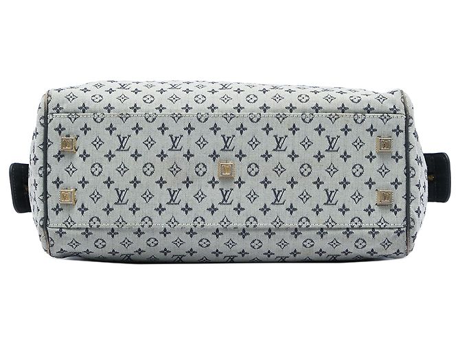 Borsa Louis Vuitton Monogram Mini Lin Josephine GM Grigio - vista 3