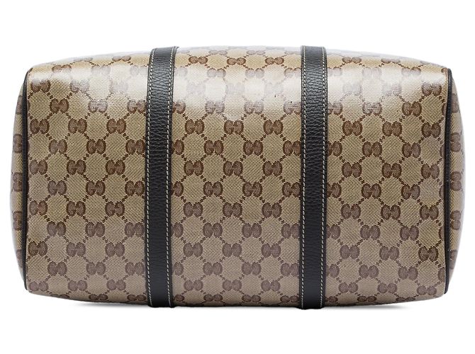 Borsa Boston Gucci Medium GG Crystal Joy beige - vista 3