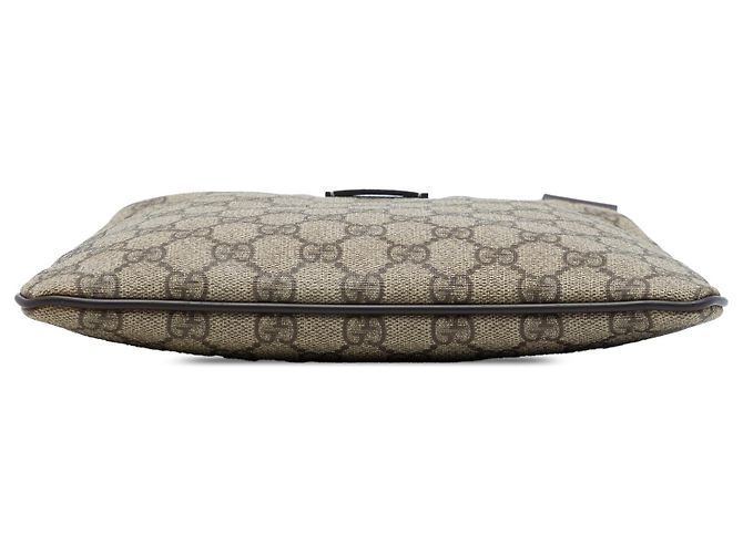 Borsa a tracolla Gucci GG Supreme beige - vista 3