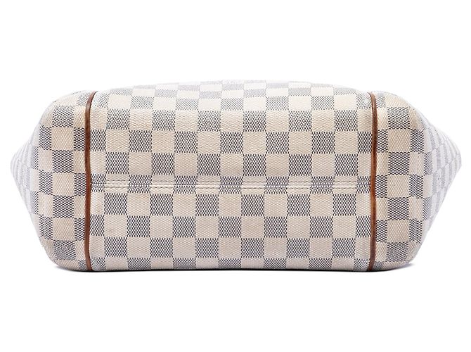 Borsa Tote White Louis Vuitton Damier Azur Totally PM Bianco - vista 3