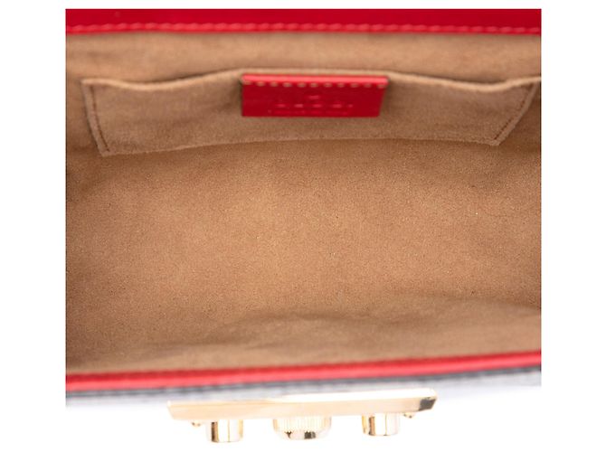 Padlock Borsa a tracolla Gucci Small GG Supreme con lucchetto beige - vista 4