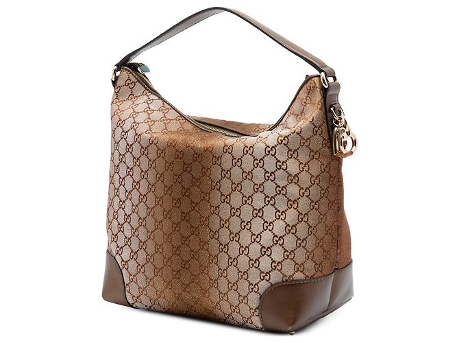 Borsa a tracolla Gucci GG Lurex Heart Bit oro D'oro - vista 2