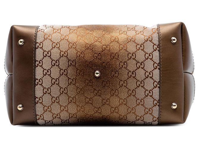 Borsa a tracolla Gucci GG Lurex Heart Bit oro D'oro - vista 3