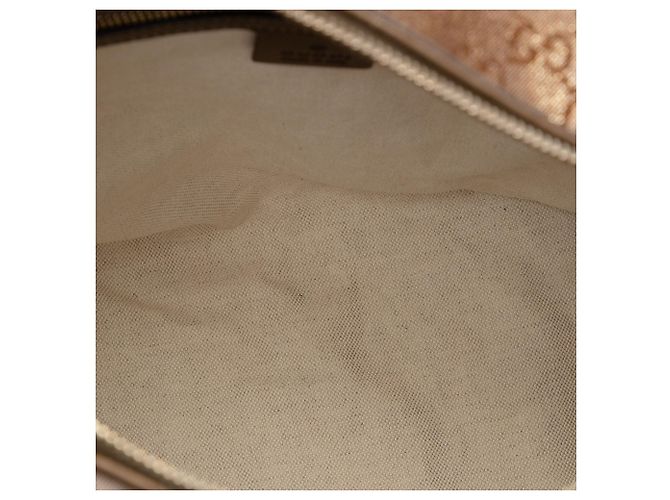 Borsa a tracolla Gucci GG Lurex Heart Bit oro D'oro - vista 4