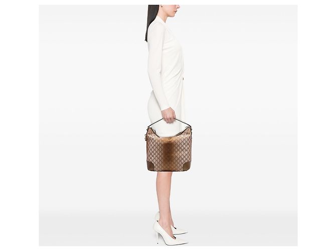 Borsa a tracolla Gucci GG Lurex Heart Bit oro D'oro - vista 6