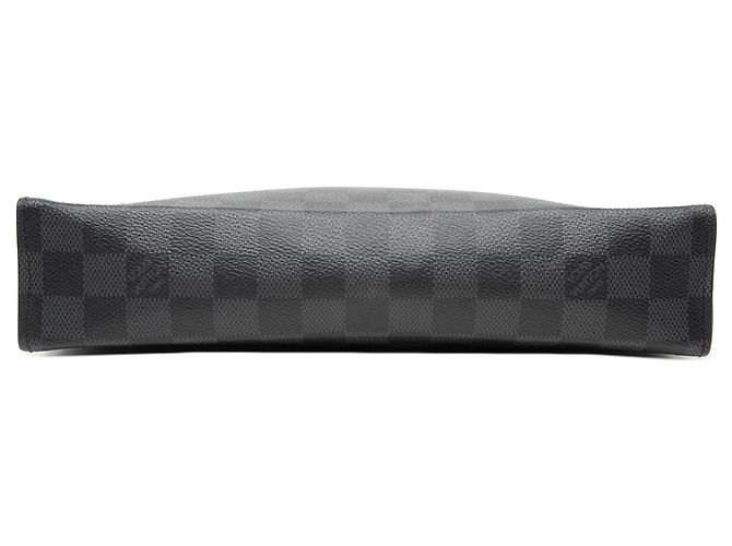 Pochette Voyage MM Damier Graphite nera Louis Vuitton Nero - vista 3