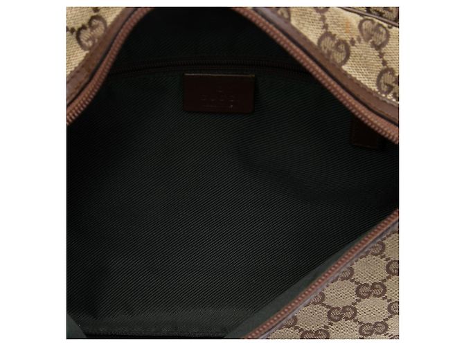 Borsa a tracolla Gucci GG Canvas beige - vista 4