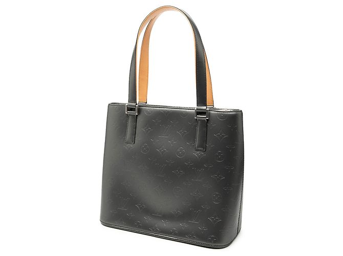 Borsa Tote Louis Vuitton Monogram Mat Stockton grigia Grigio - vista 2