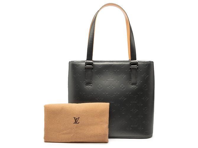 Borsa Tote Louis Vuitton Monogram Mat Stockton grigia Grigio - vista 8