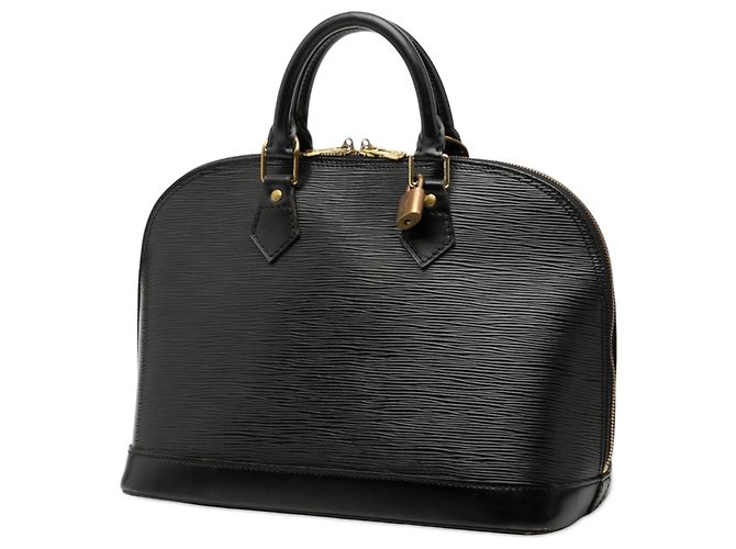 Borsa Louis Vuitton Epi Alma PM nera Nero - vista 2