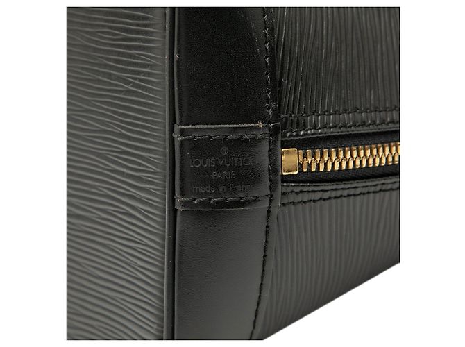 Borsa Louis Vuitton Epi Alma PM nera Nero - vista 6