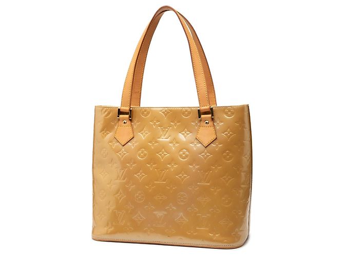 Borsa Tote Houston Monogram Vernis Marrone Louis Vuitton - vista 2