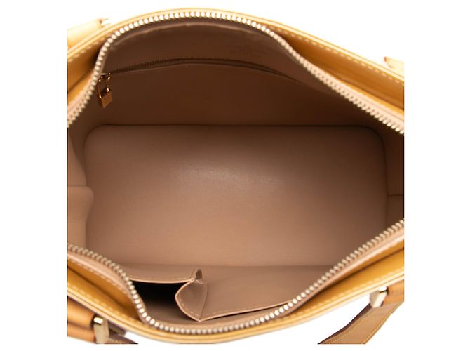 Borsa Tote Houston Monogram Vernis Marrone Louis Vuitton - vista 4